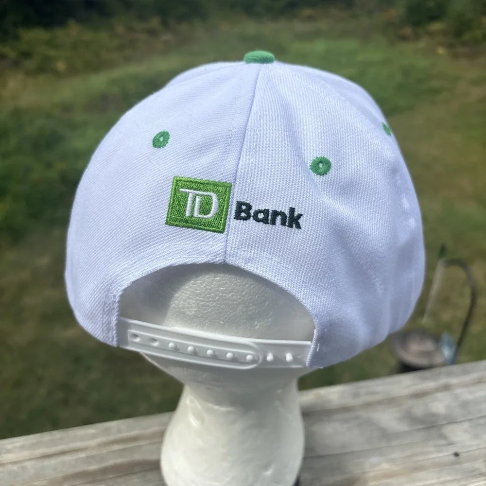 Maine Celtics white with green brim minor league basketball cap TD Bank